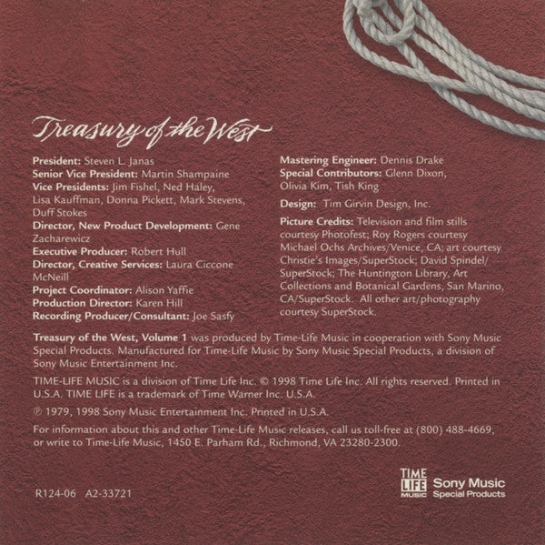Various : Treasury Of The West - Volume 1 (2xCD, Comp)