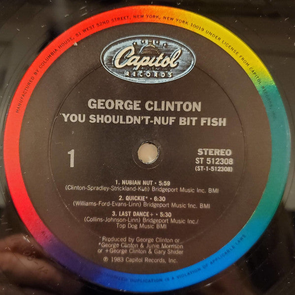 George Clinton : You Shouldn't-Nuf Bit Fish (LP, Album, Club)
