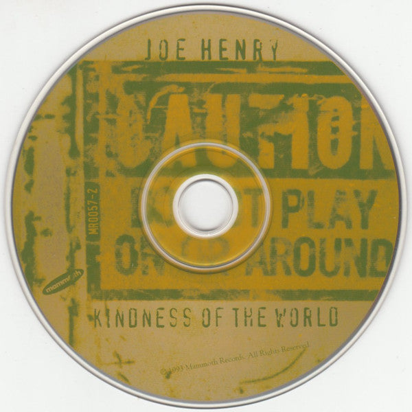 Joe Henry : Kindness Of The World (CD, Album)