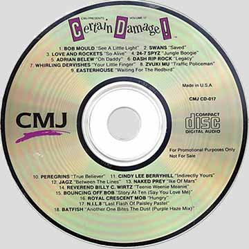 Various : CMJ Presents Certain Damage! Volume 17 (CD, Comp, Promo)