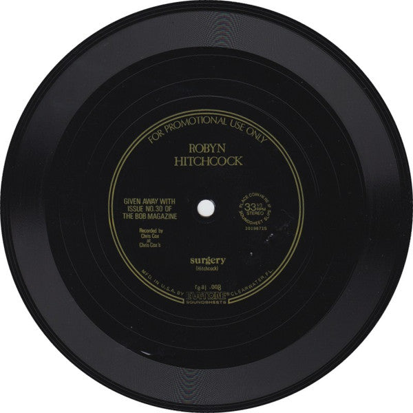 Robyn Hitchcock : Surgery (Flexi, 7", S/Sided, Promo)