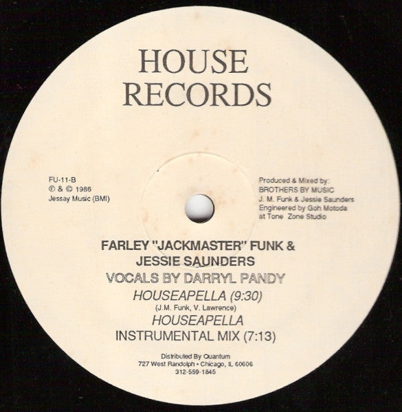Farley "Jackmaster" Funk & Jesse Saunders : Love Can't Turn Around (Remix) (12")