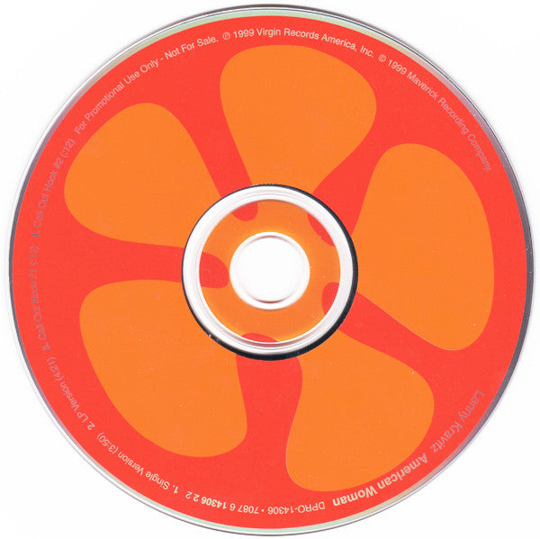 Lenny Kravitz : American Woman (CD, Single, Promo)
