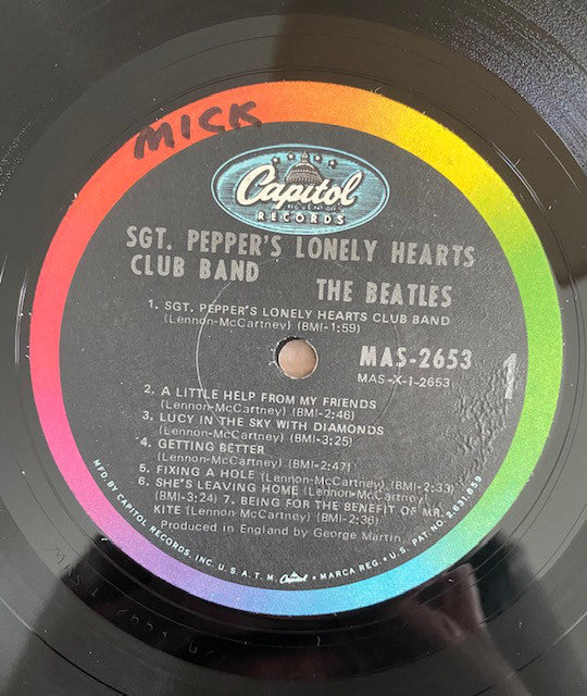 The Beatles : Sgt. Pepper's Lonely Hearts Club Band (LP, Album, Mono, Jac)