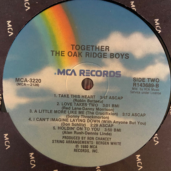 The Oak Ridge Boys : Together (LP, Album, Club)