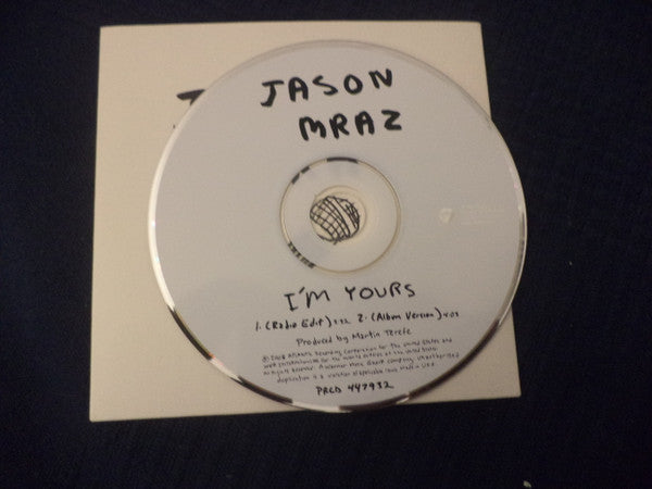 Jason Mraz : I'm Yours (CD, Single, Promo, car)