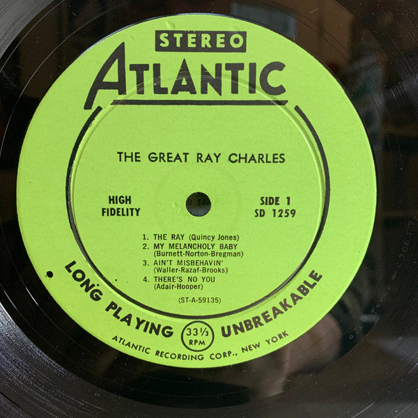 Ray Charles : The Great Ray Charles (LP, Album)