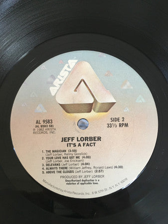 Jeff Lorber : It's A Fact (LP, Album, Ter)
