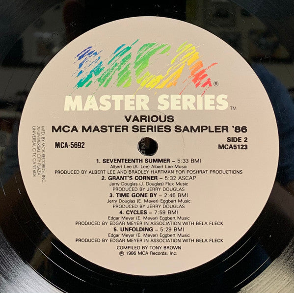 Various : MCA Master Series: Sampler '86 (LP, Smplr)