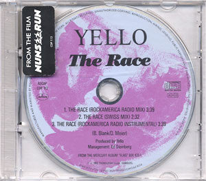Yello : The Race (CD, Single, Promo)