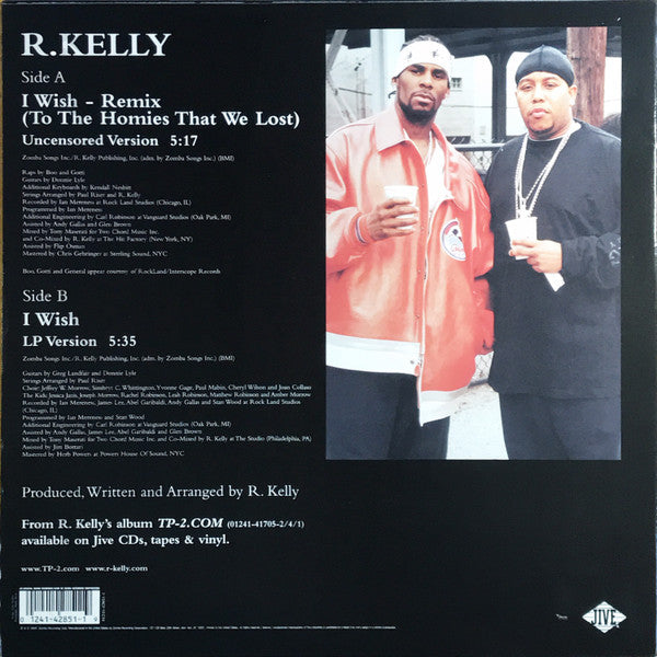 R. Kelly : I Wish - Remix (12")
