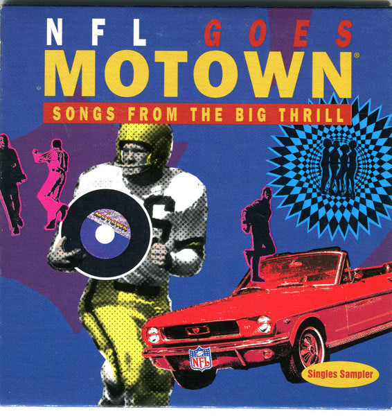 Various : NFL Goes Motown: Songs From the Big Thrill (CD, Single, Promo)