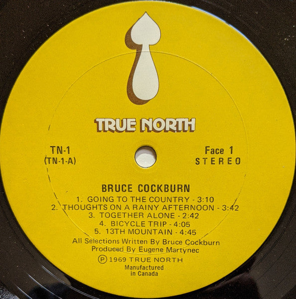 Bruce Cockburn : Bruce Cockburn (LP, Album, RE, Gat)