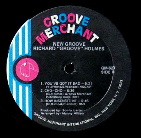 Richard "Groove" Holmes : New Groove (LP, Album)