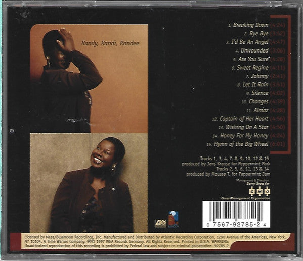 Randy Crawford : Every Kind Of Mood - Randy, Randi, Randee (CD)