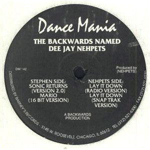 Dee Jay Nehpets* : The Backwards Named (12")