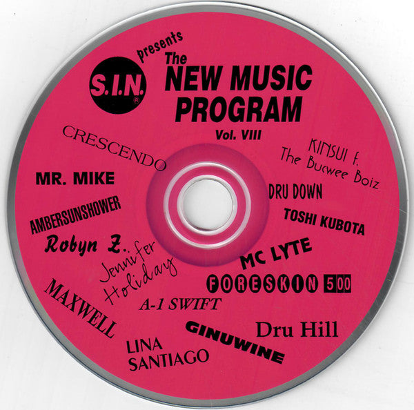 Various : S.I.N.® Presents Special Double CD Program Vol. VIII / S.I.N.® New Music Program (2xCD, Comp, Promo)
