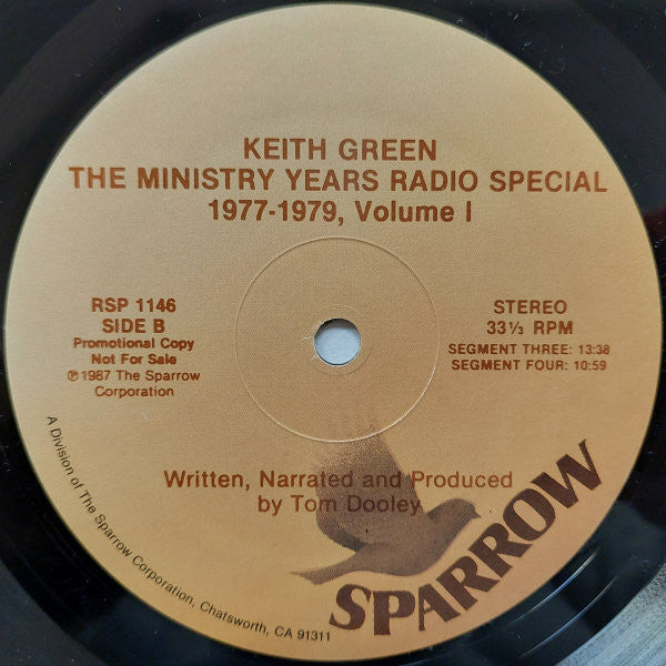 Keith Green (2) : The Ministry Years Radio Special 1977-1979, Volume 1 (2xLP, Promo, Transcription)