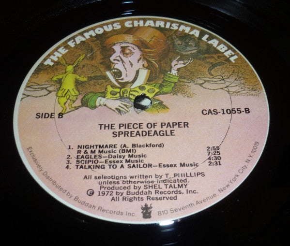Spreadeagle : The Piece Of Paper (LP, Album, Son)