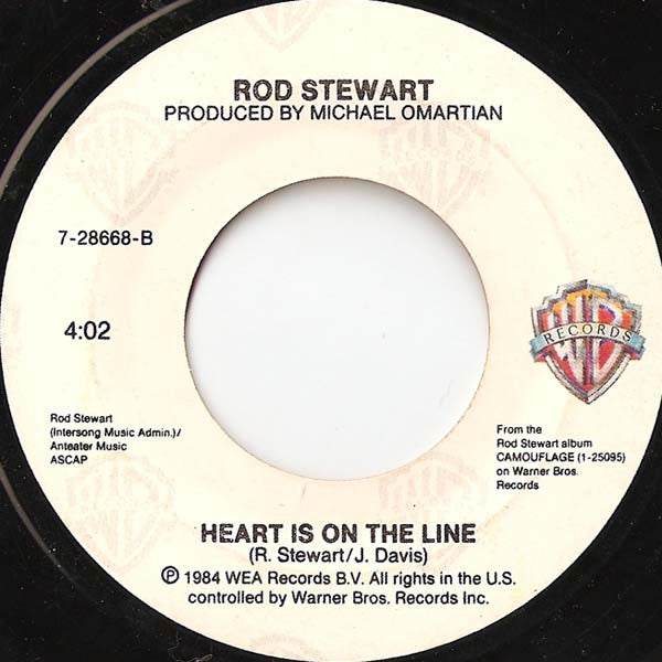 Rod Stewart : Love Touch (Theme From Legal Eagles) (7", Single, All)