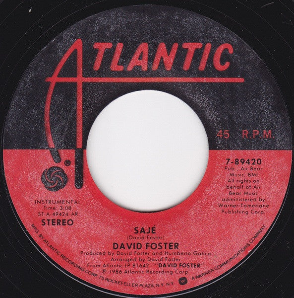 David Foster & Olivia Newton-John : The Best Of Me (7", Single)