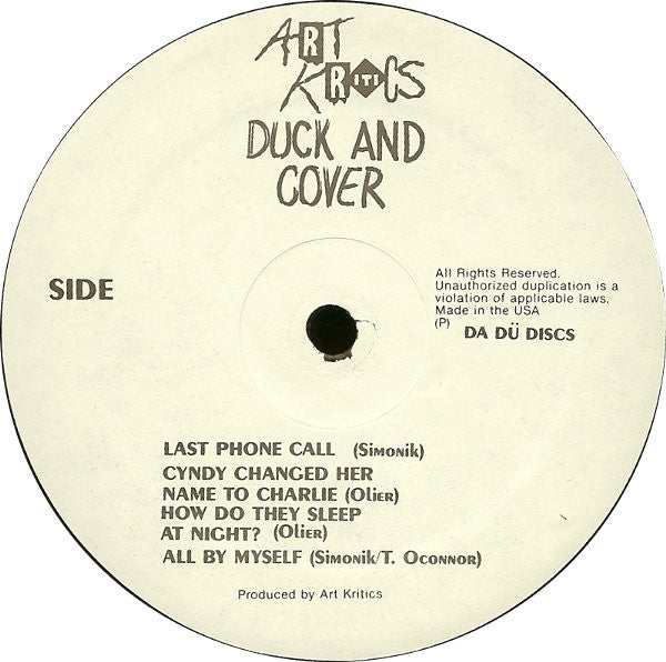 Art Kritics : Duck And Cover (LP, Album)