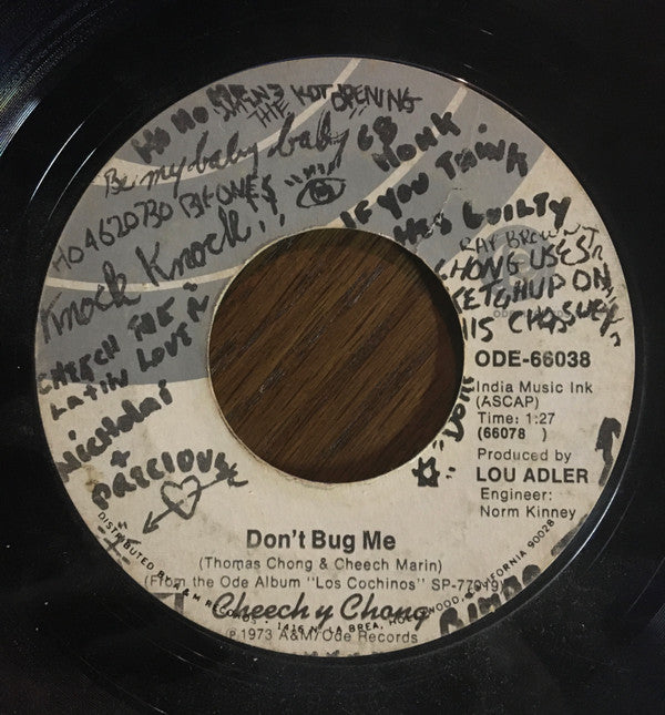 Cheech Y Chong* : Basketball Jones / Don't Bug Me (7", Single, Ter)