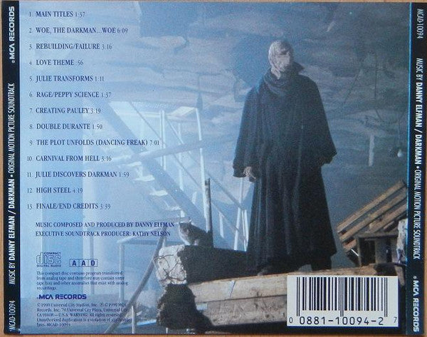 Danny Elfman : Darkman (Original Motion Picture Soundtrack) (CD, Album)