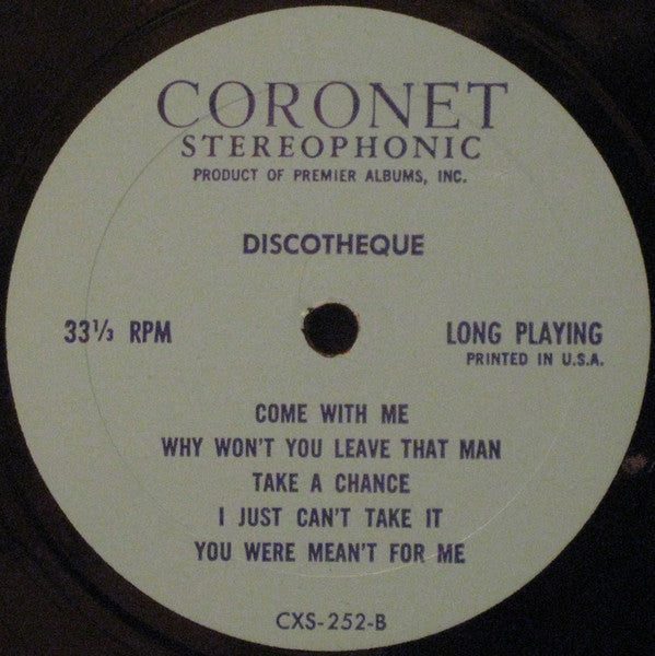 Unknown Artist : Discotheque (LP)