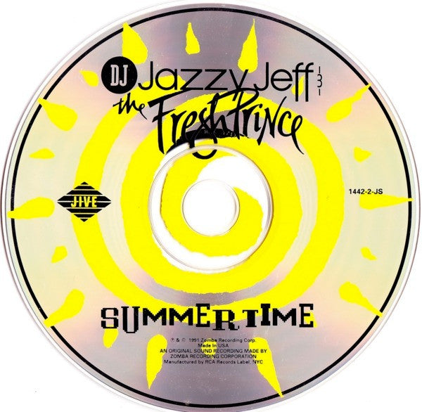 DJ Jazzy Jeff & The Fresh Prince : Summertime (CD, Maxi)