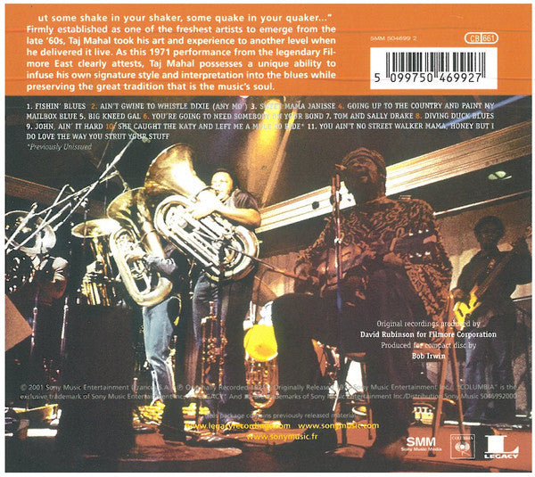 Taj Mahal : The Real Thing (CD, RE, Dig)