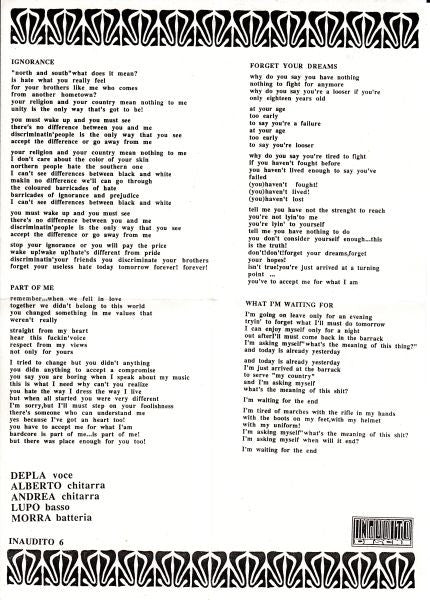 Hide Out : Ignorance (7", Single, Sli)