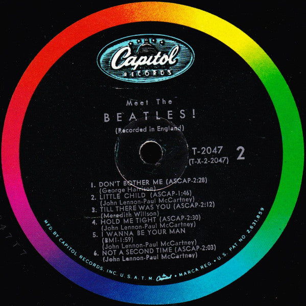 The Beatles : Meet The Beatles! (LP, Album, Mono, Glo)