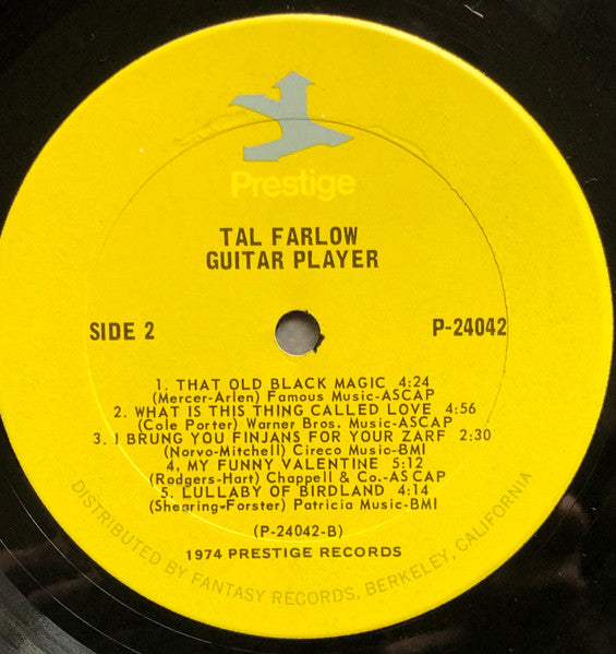 Tal Farlow : Guitar Player (2xLP, Comp, Gat)