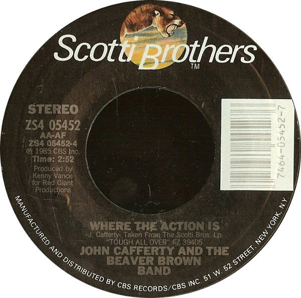 John Cafferty And The Beaver Brown Band : C-I-T-Y (7", Styrene, Pit)