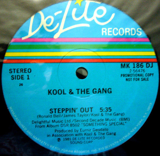 Kool & The Gang : Steppin' Out (12", Promo)