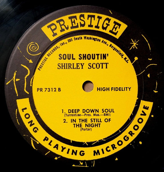 Shirley Scott With Stanley Turrentine : Soul Shoutin' (LP, Album, Mono)