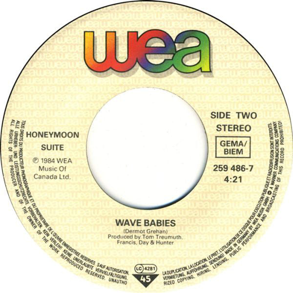 Honeymoon Suite : New Girl Now (7", Single)