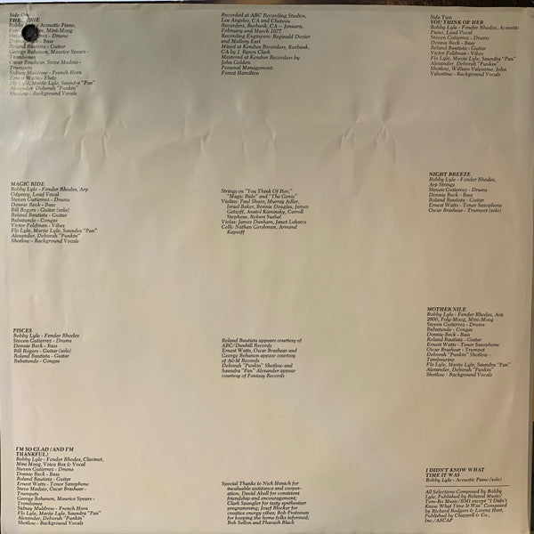 Bobby Lyle : The Genie (LP, Album, LA )