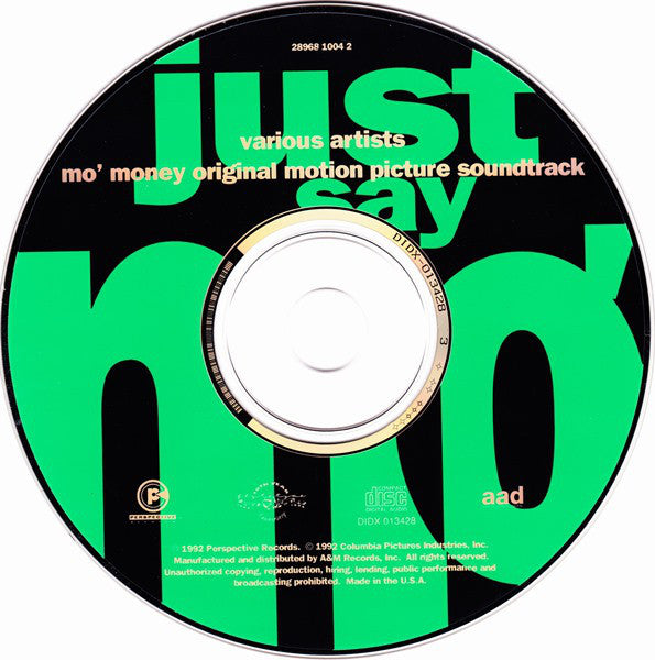 Various : Mo' Money (Original Motion Picture Soundtrack) (CD, Comp)