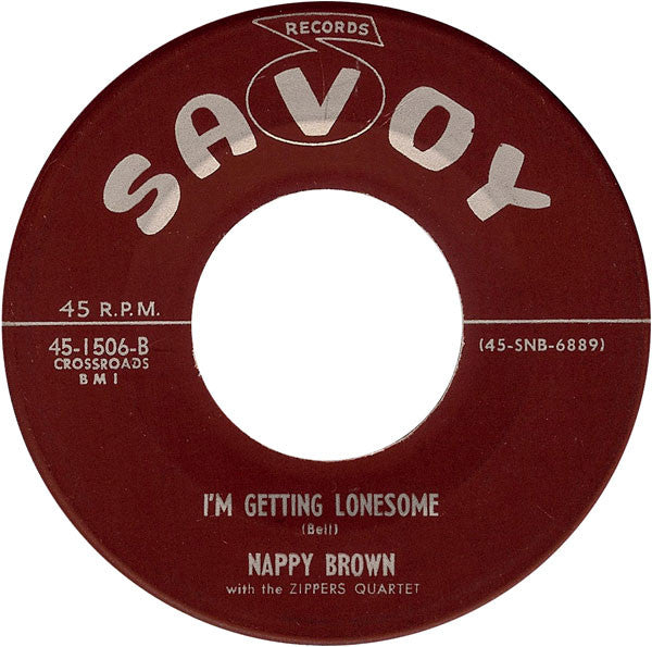 Nappy Brown With The Zippers Quartet : Little By Little / I'm Getting Lonesome (7", Single, 1 L)