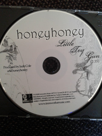 Honeyhoney : Little Toy Gun (CD, Single, Promo)