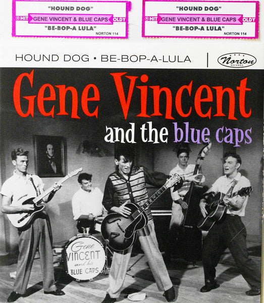 Gene Vincent & His Blue Caps : Hound Dog / Be-Bop-A-Lula (7")