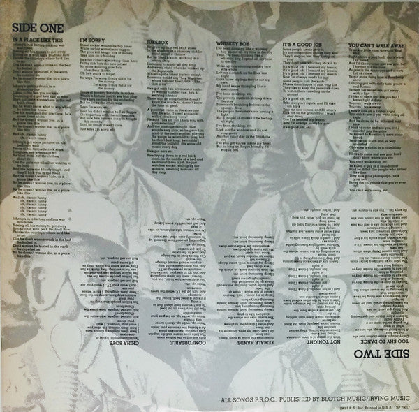 Payola$ : In A Place Like This (LP, Album, San)