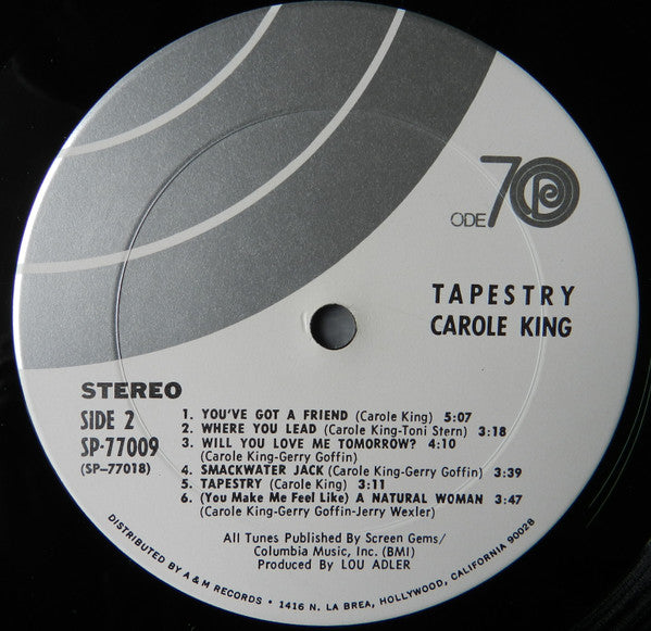 Carole King : Tapestry (LP, Album, Tex)