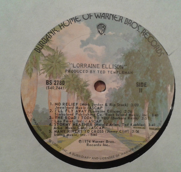 Lorraine Ellison : Lorraine Ellison (LP)