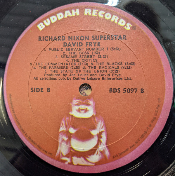 David Frye : Richard Nixon Superstar (LP, Album)