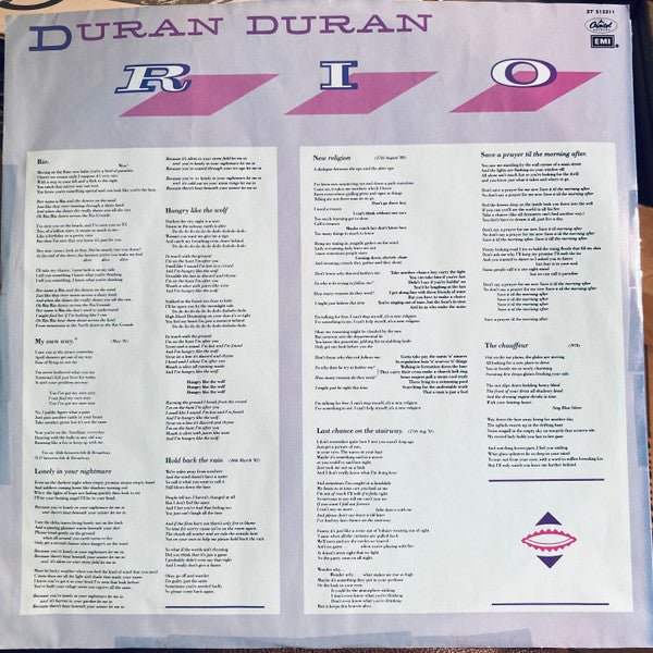 Duran Duran : Rio (LP, Album, Club, Car)
