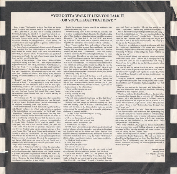 The Original Soundtrack* : You Gotta Walk It Like You Talk It (Or You'll Lose That Beat) (LP, Album, RE)