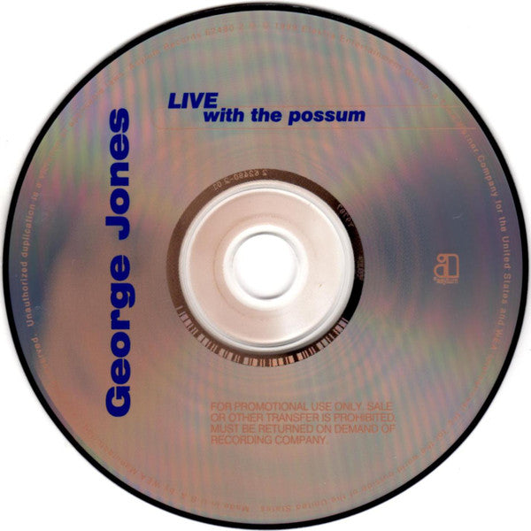 George Jones (2) : Live With The Possum (HDCD, Album, Promo)